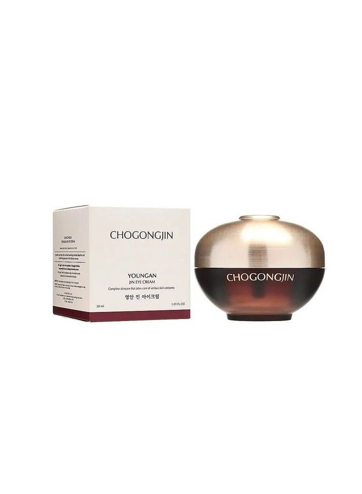 تشوغونجين CHOGONGJIN Youngan Jin Eye Cream with Anti-Wrinkle and Sagging Treatment - Image 3