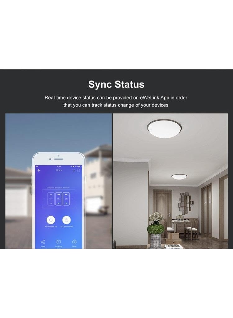Sonoff Smart Switch WiFi + RF 433 T3 EU TX (2-channel) - Image 3