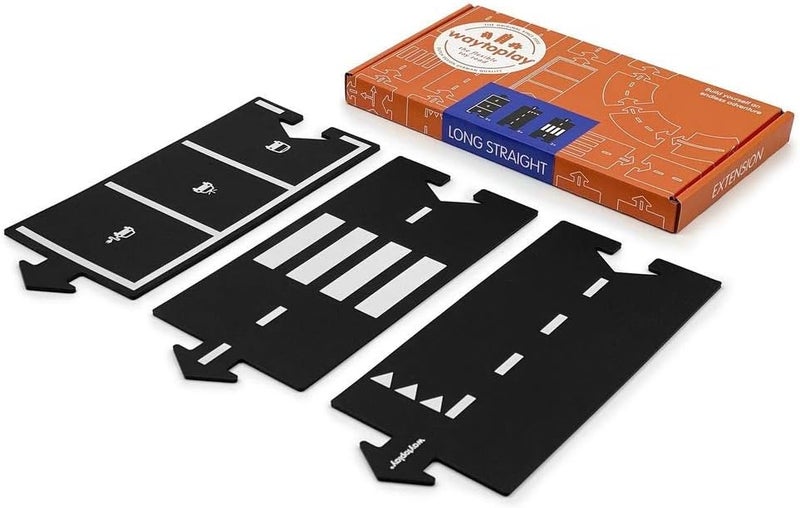 waytoplay Long Straight Extension Set for Toy Cars - Image 1