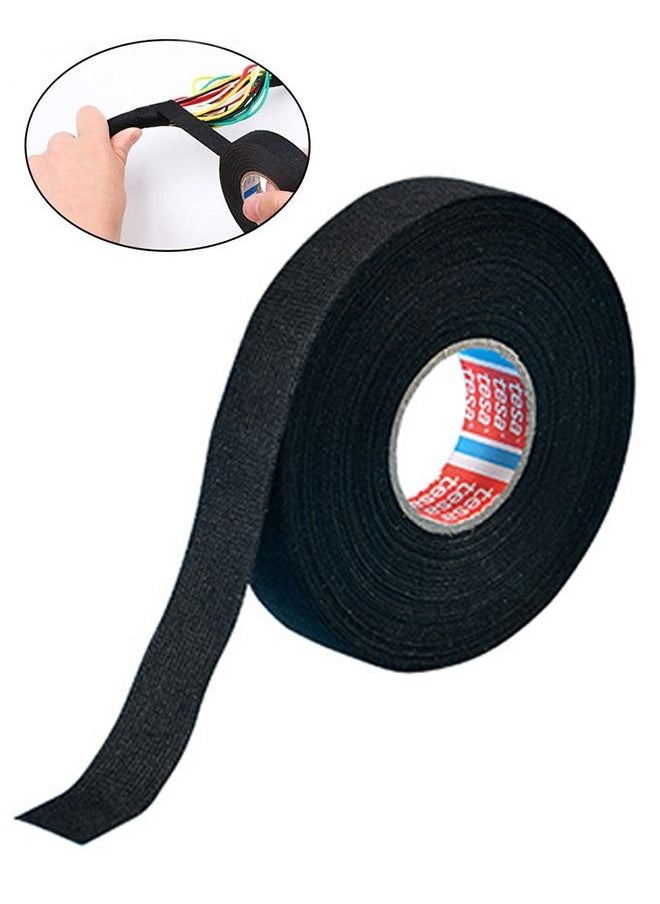 Ant Professional Double -Sided Electrical Tape，Flame Retardant Indoor Outdoor High Temperature Resistance Electric Tape, Premium Black Waterproof  Resistance Tape Single Roll Black(19MM*25M)  - Image 1