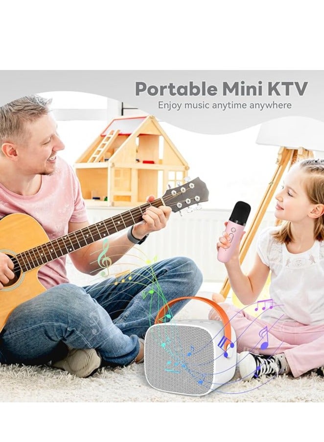 Karaoke Machine for Kids and Adult, Portable Bluetooth Speaker with Wireless Microphone, Clear & Loud Sound, Karaoke Microphone Toys Gifts  - Image 4
