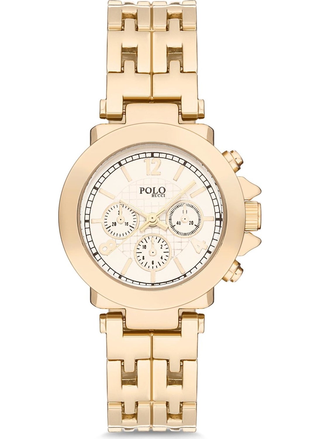 Polo Rucci 2150 Women's Wristwatch with Metal Strap 