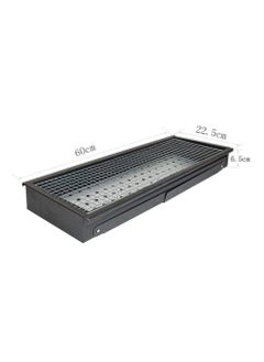 Yuwell Foldable Charcoal BBQ Grill Portable Barbecue Grill For Outdoor Household Camping Grill Black 61X22X31CM  - Image 3