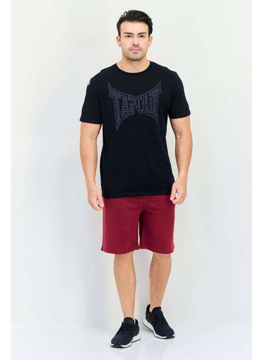 TapouT Men Sportswear Fit Short Sleeve Outdoor T-Shirt, Black  - Image 4