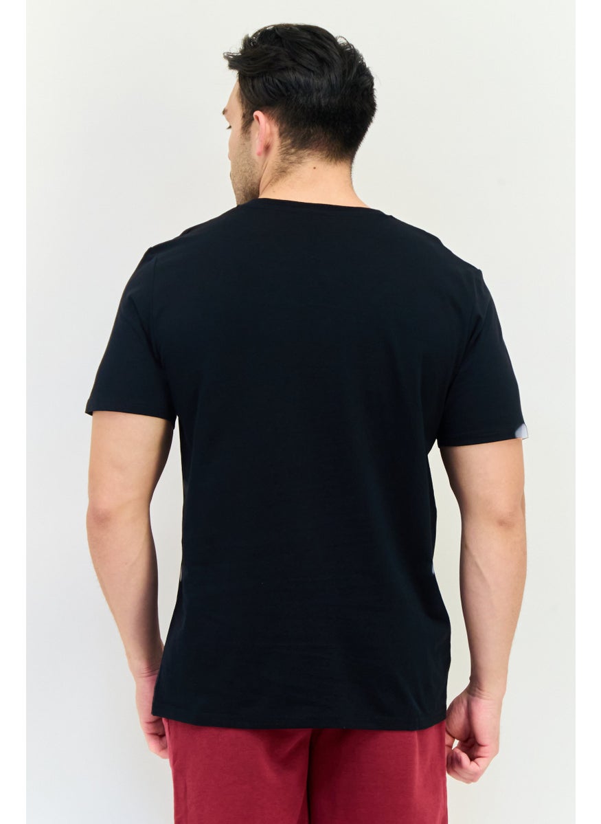 TapouT Men Sportswear Fit Short Sleeve Outdoor T-Shirt, Black  - Image 3