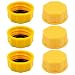 Glowentix 6 PCS 5 Gallon Gas Can Cap Replacement for Midwest Gas CanFuel Can Caps Universal Coarse Thread Gas Cap for Gasoline Portable Gas Tank Lid for Improved Sealing and Transportation - Image 2