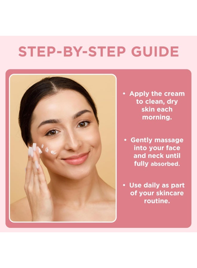 Orgatre Bright Beauty Cream 75gm with SPF 30 PA++ | Non-Oily Daily Moisturizer with Kojic Acid, Niacinamide & Hyaluronic Acid | Mattifying Face Cream for Brightening, Smooth & Hydrated Skin - Image 3