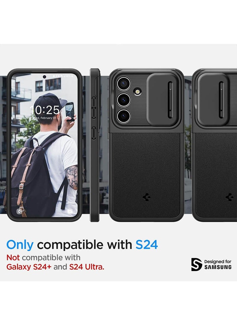 Spigen Optik Armor for Samsung Galaxy S24 case cover (2024) - Black  - Image 2
