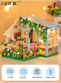 608 Piece Flower House Building Set, Micro Mini Blocks Sunshine Friendship Dreamhouse Bricks, Educational Toy, Assembling Toy - pzsku/ZE99E5AFC49EE936E3633Z/45/_/1740642717/3dec6a2d-ffac-4d66-a1e6-386a4cecd0dc