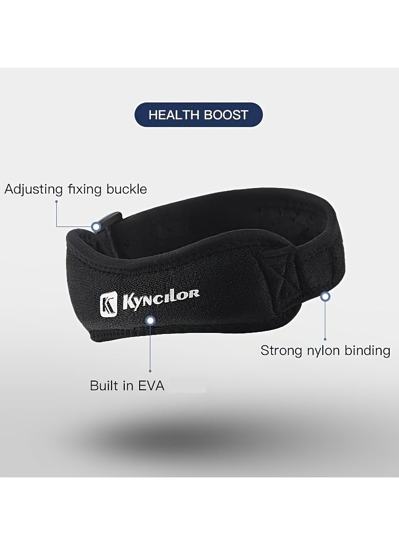 kyncilor Unisex Sports Knee Brace – Patella Stabilizer for Running, Basketball, Cycling, Gym & Daily Support | Breathable, Adjustable Support for Men & Women | Pain Relief & Injury Prevention - Image 5