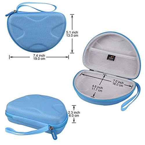 Aproca Kids Headphones Case Compatible with JBL Junior 320 / Junior 320BT / JR 300BT Kids Wireless On-Ear Wireless Headphones- Blue - Image 5