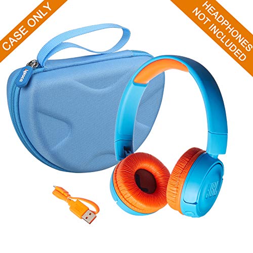 Aproca Kids Headphones Case Compatible with JBL Junior 320 / Junior 320BT / JR 300BT Kids Wireless On-Ear Wireless Headphones- Blue - Image 3
