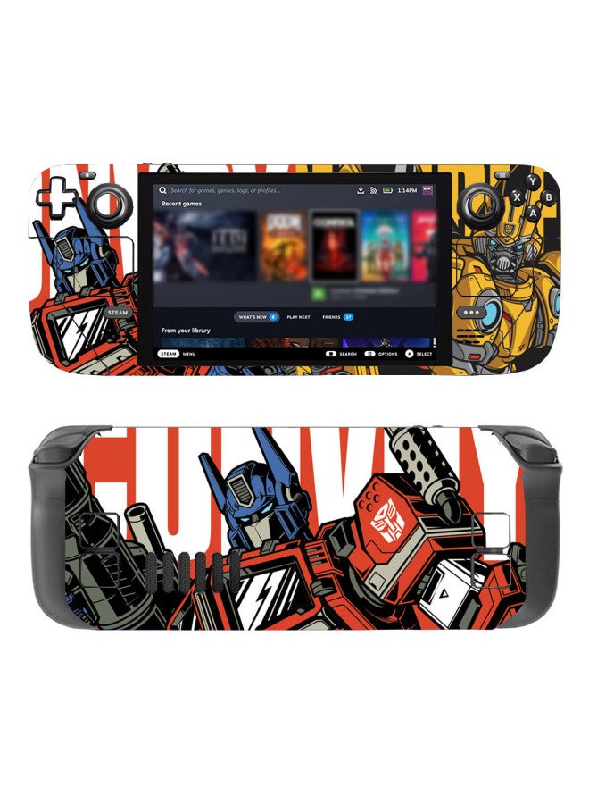 Steam Deck Handheld Computer Sticker Valve Game Body Protective Film Creative Sticker Protective Film-Color:TN—STDECK—0576 - Image 1