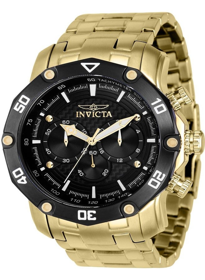 Invicta Men's Pro Diver 50mm Stainless Steel Quartz Watch, Gold (Model: 37725), Gold, Diver,Chronograph,Quartz Movement - Image 1