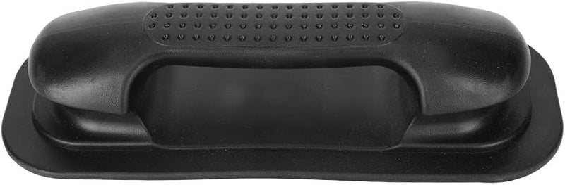 مقبض جانبي ثقيل للقوارب القابلة للنفخ مصنوع من البلاستيك الأسود مقاس 24.6 سم × 9.1 سم - Image 2