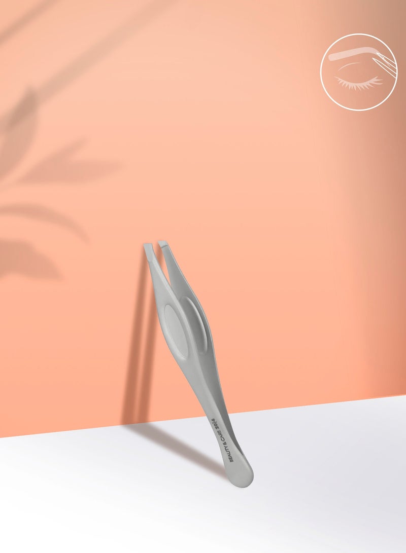 STALEKS Eyebrow Tweezers - BEAUTY & CARE 20 TYPE 4 |  (narrow beveled) - Image 1