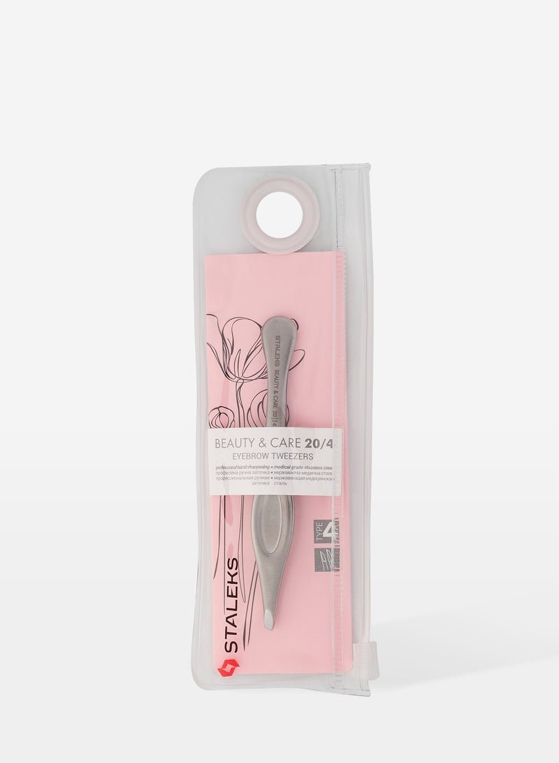 STALEKS Eyebrow Tweezers - BEAUTY & CARE 20 TYPE 4 |  (narrow beveled) - Image 4