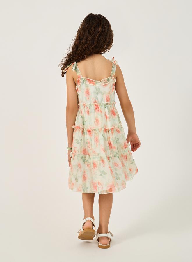 Styli Floral Tiered Dress  - Image 5