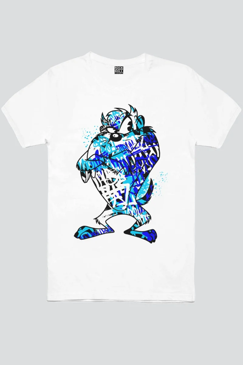 Rock&Roll Painted Monster White Women's T-shirt