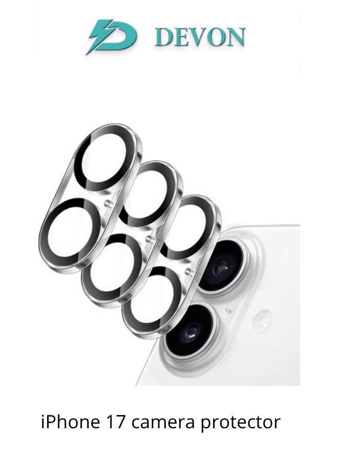 Devon iPhone 17 Tempered Glass Camera Protector - Image 1