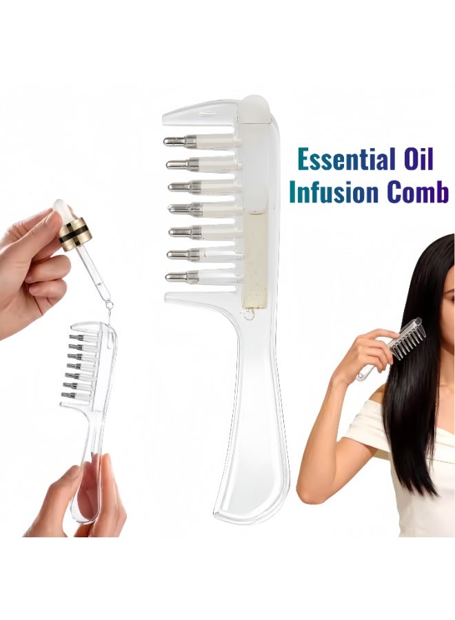 DubaiGallery Professional Hair Scalp Massager Comb and Detangling Brush Set, Gentle Wide Tooth Design for Comfortable Grooming, Reducing Tangles, Relaxing Scalp Massage, Smooth Styling and Convenient Everyday Hair Care for All Hair Types - Image 1