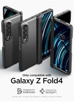 Spigen Slim Armor Pro [Hinge Coverage] Case Cover For Samsung Galaxy Z Fold 4 (2022) - Black  - Image 2