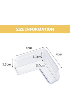 Generic 8 Pack Corner Protector for Baby, Clear Furniture Corner Guard & Edge Safety Bumpers for Table Edges & Sharp Corners - Baby Proofing (L Shape)  - Image 3