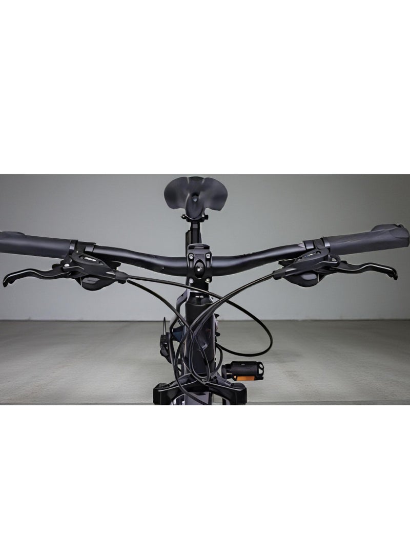 Kids Electric Scooter with Seat - Foldable Design, LCD Display, Front Basket & Adjustable Height - 3 Speed Modes, Parent Remote, Ages 4-8, Blue/Black - Image 2