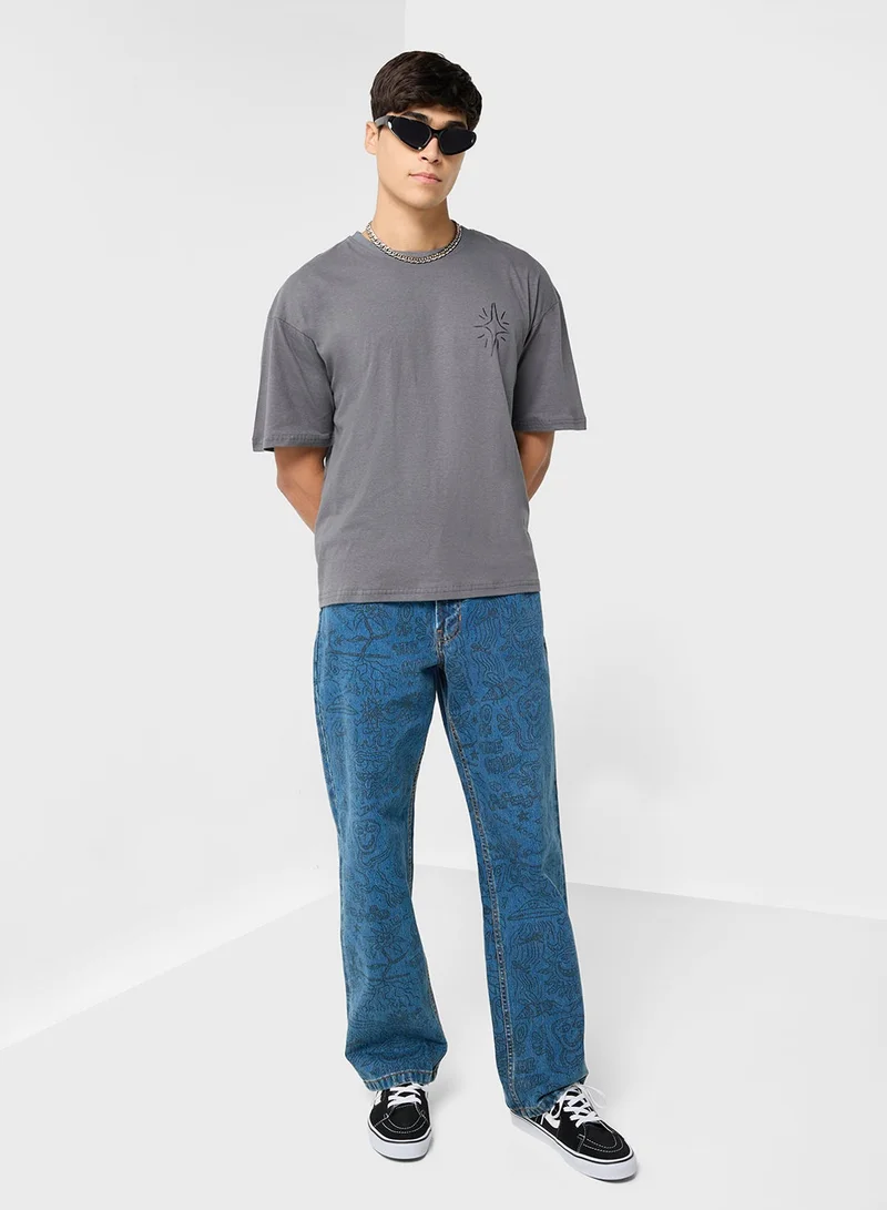 Seventy Five  Oversized T-Shirt for Men | Best Price UAE