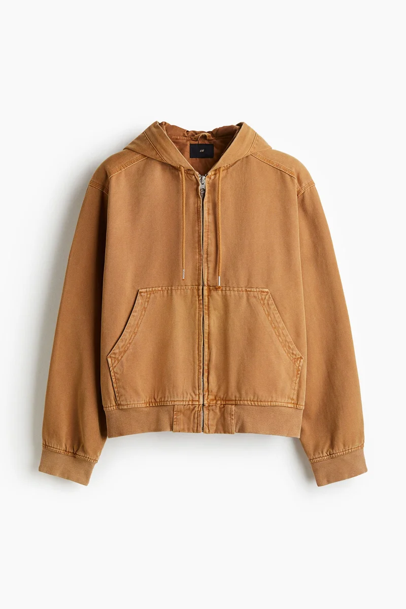 H&M Loose Fit Hooded canvas jacket