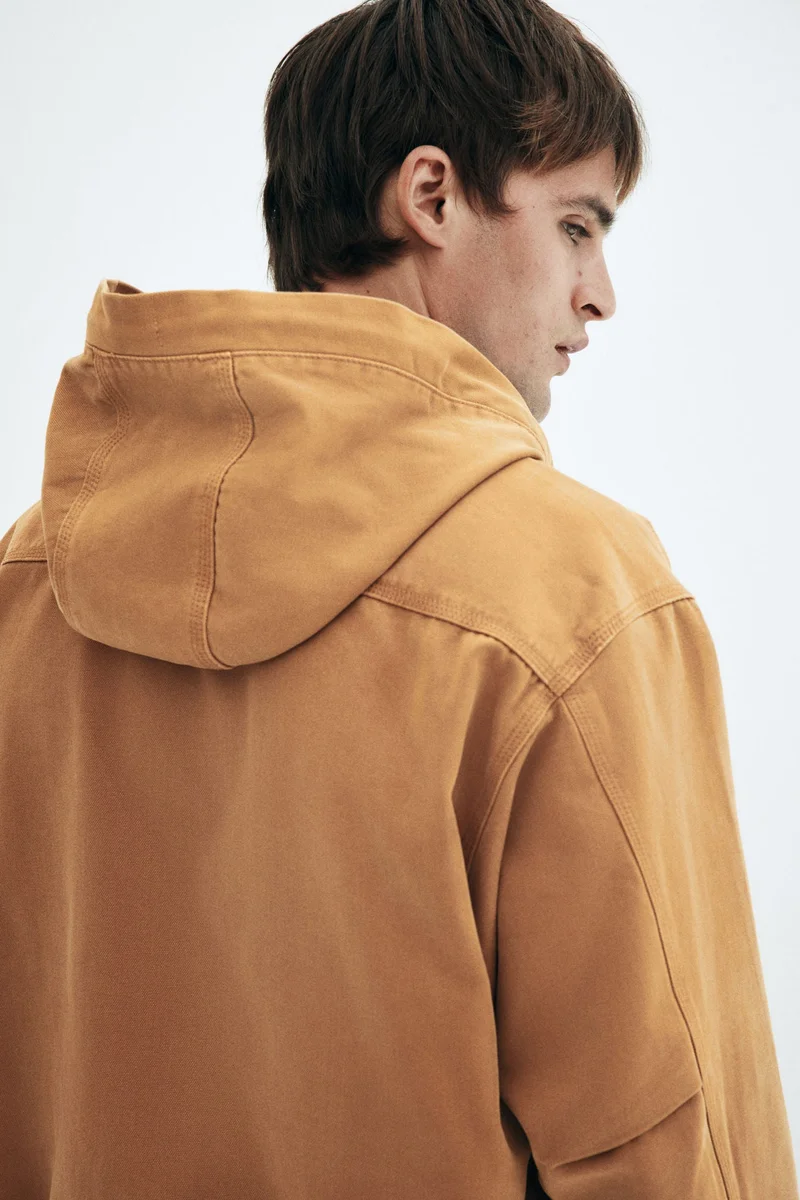 H&M Loose Fit Hooded canvas jacket