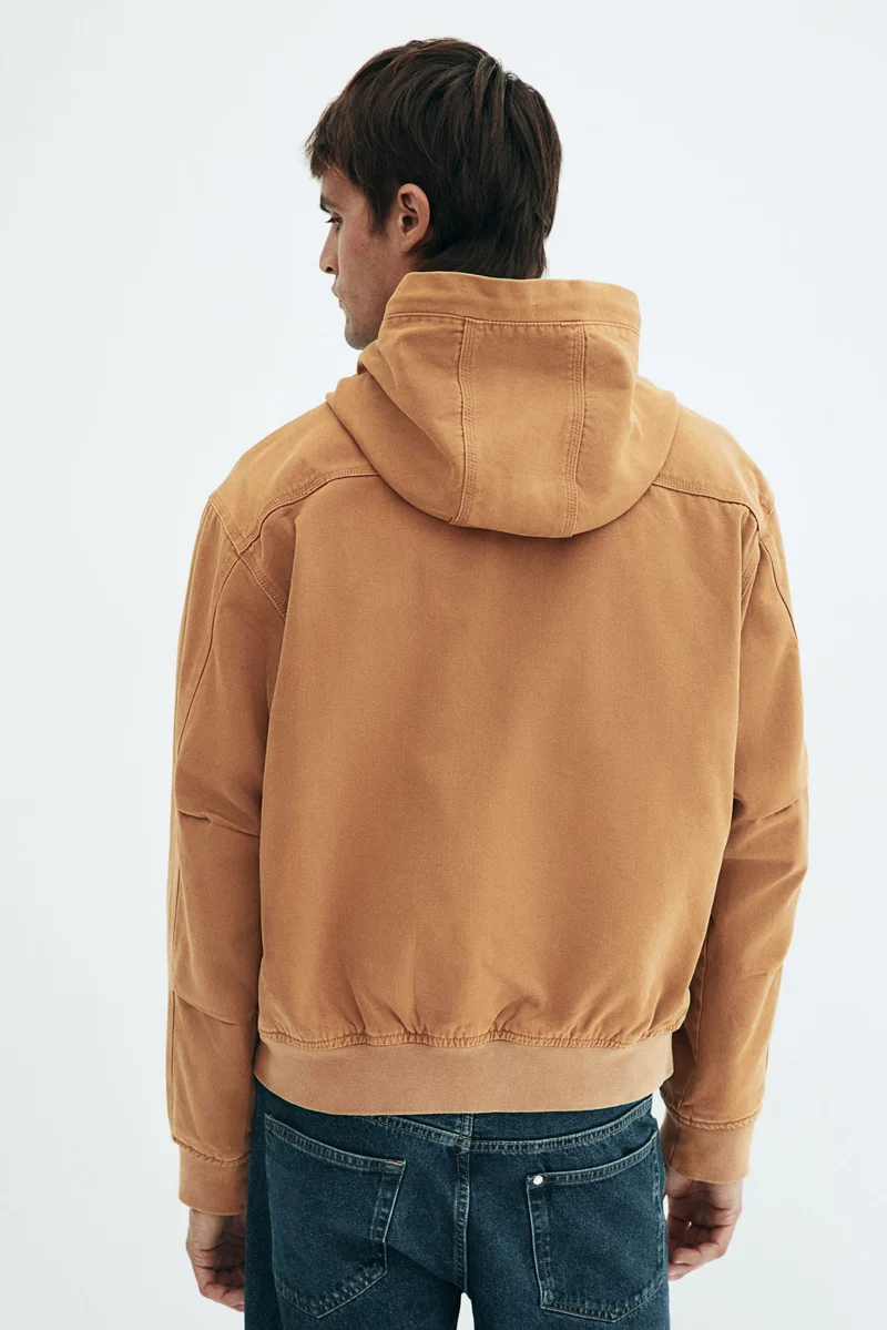 H&M Loose Fit Hooded canvas jacket