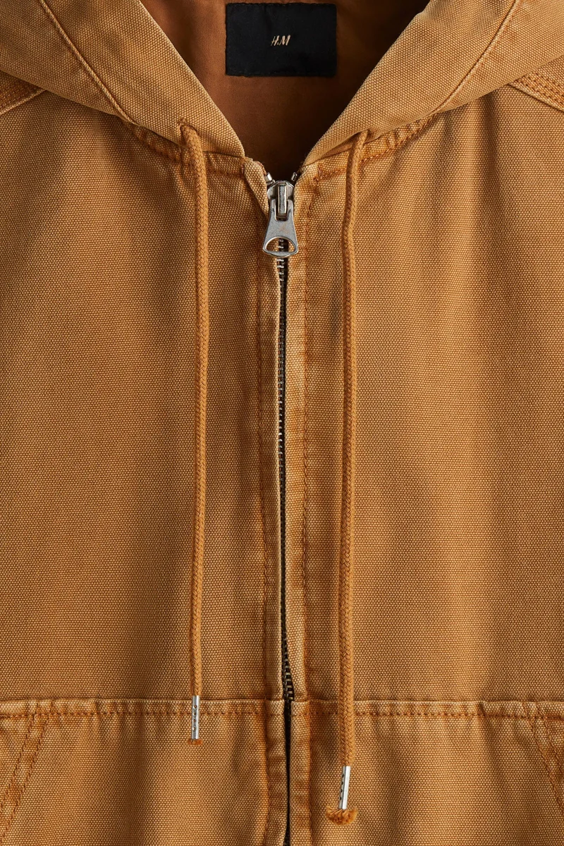 H&M Loose Fit Hooded canvas jacket