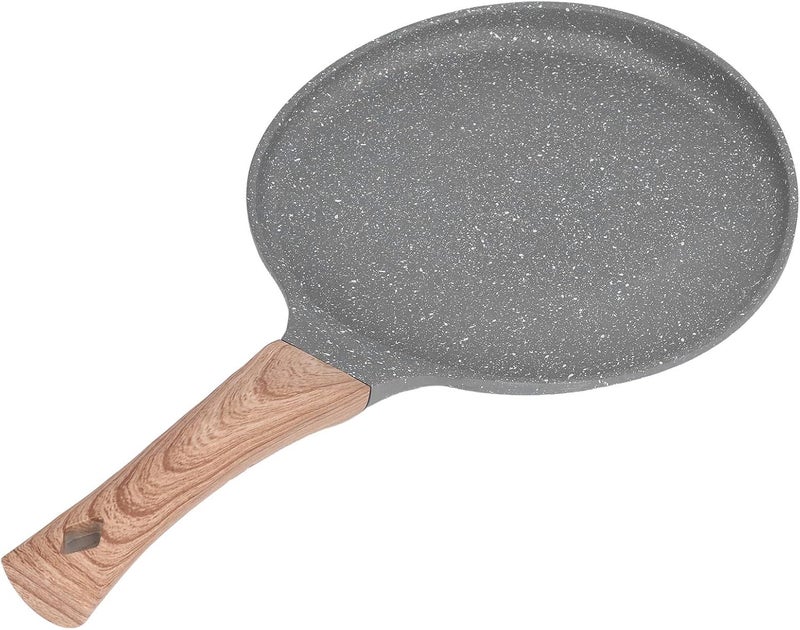 Egg Frying Pan with Magnetic Base Even Heat Distribution for Pancakes Rice Balls Omelets, Aluminium Alloy Fried Egg Pan for Home Kitchen, for Breakfast Enthusiasts - Image 3