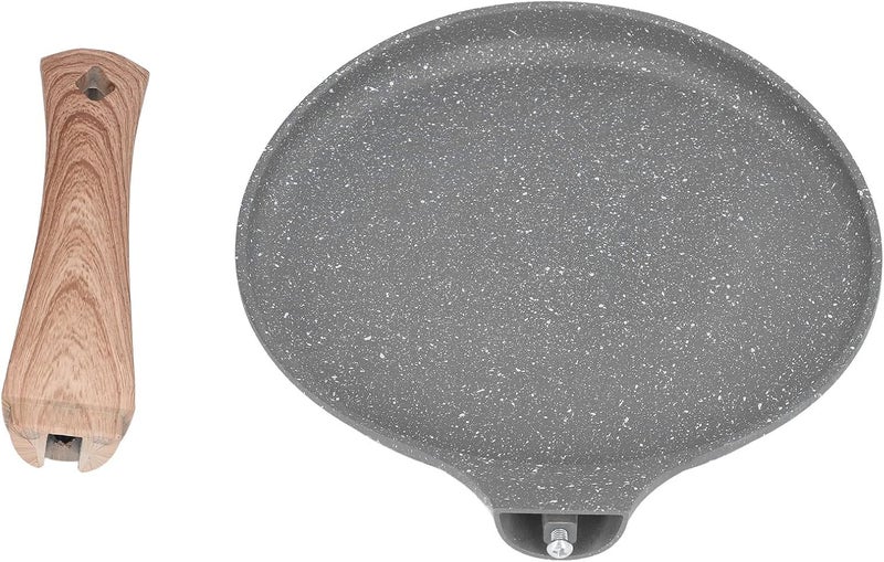 Egg Frying Pan with Magnetic Base Even Heat Distribution for Pancakes Rice Balls Omelets, Aluminium Alloy Fried Egg Pan for Home Kitchen, for Breakfast Enthusiasts - Image 4