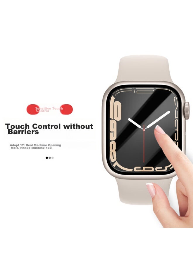 Bho Compatible Apple Watch Protective Case, Full Coverage Tempered Glass Screen Protector For Apple Watch S10/s9, Integrated Case And Screen For Iwatch S8/7/6/se, Touch-sensitive Watch Case - Image 4