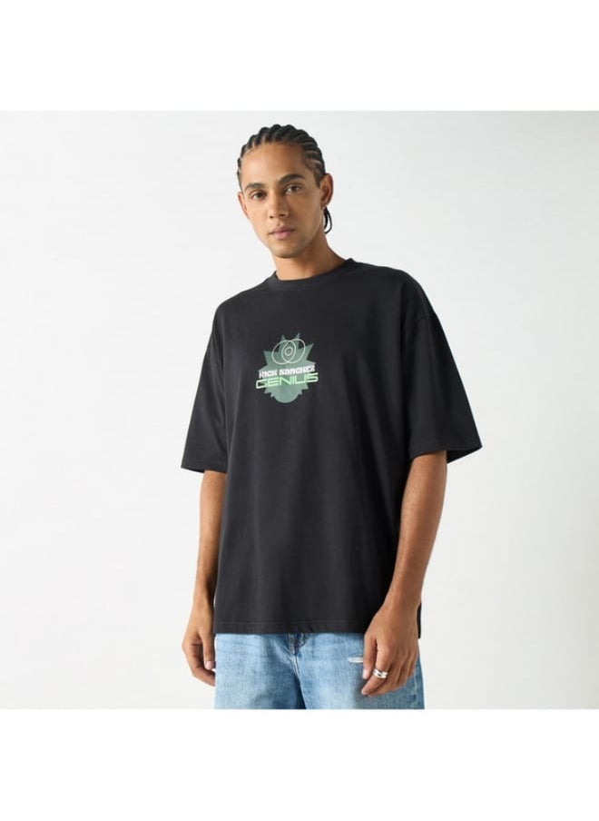 SP Characters Graphic Print Crew Neck T-shirt  - Image 1