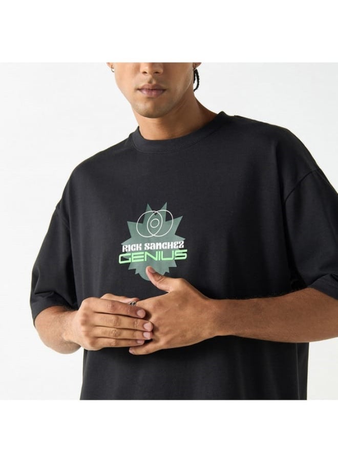 SP Characters Graphic Print Crew Neck T-shirt  - Image 4