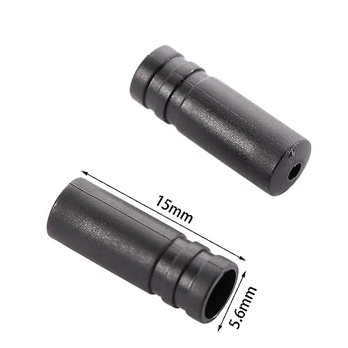 Kopida 50 Pcs Bicycle Brake Cable Housing Ferrule End Caps, Plastic Bike Shift Cable End Caps, 4mm Shifter Housing Wire Line Pipe Ferrules - Image 2