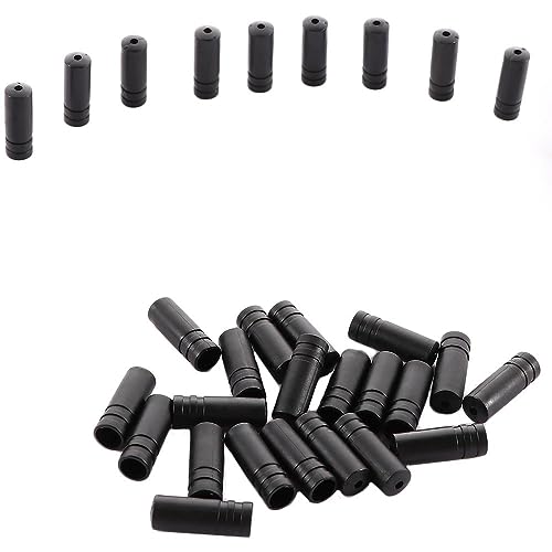 Kopida 50 Pcs Bicycle Brake Cable Housing Ferrule End Caps, Plastic Bike Shift Cable End Caps, 4mm Shifter Housing Wire Line Pipe Ferrules - Image 1