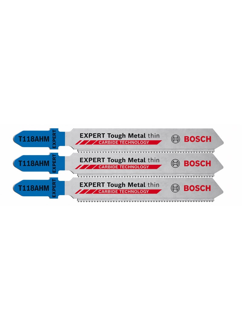 سلاح منشار أركيت للاستانلس ستيل T118 AHM EXPERT - 3 قطع - بوش