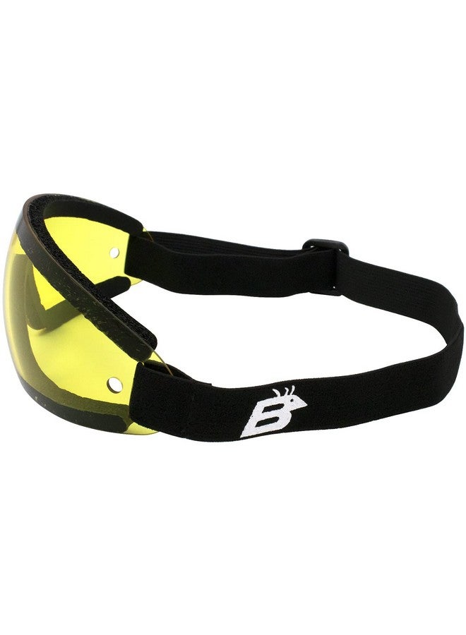 Birdz Eyewear نظارات القفز بالمظلات مع عدسات صفراء ووسادة - Image 4