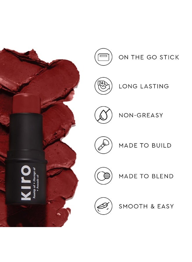 Kiro Wonder Wand Multi-Stick – Cherry Blossom, 7.5g | 3-in-1 Stick - Blush, Eyeshadow & Lip Tint | Creamy, Weightless & Long-Lasting | Infused with Rosehip, Avocado & Moringa Oil - Image 4