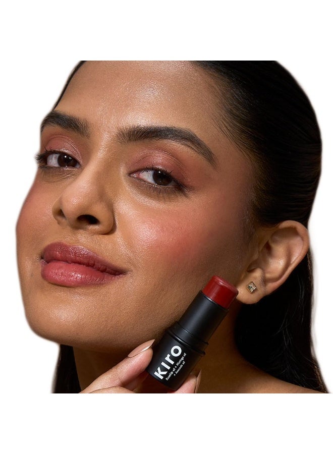 Kiro Wonder Wand Multi-Stick – Cherry Blossom, 7.5g | 3-in-1 Stick - Blush, Eyeshadow & Lip Tint | Creamy, Weightless & Long-Lasting | Infused with Rosehip, Avocado & Moringa Oil - Image 3