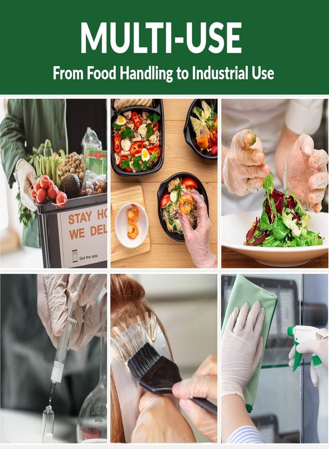 GORILLA SUPPLY Disposable Heavy Duty Vinyl Gloves Latex Free Powder Free, BPA Free Food Safe Grade Disposable Glove, X-Large XL, 100 Count - Image 5