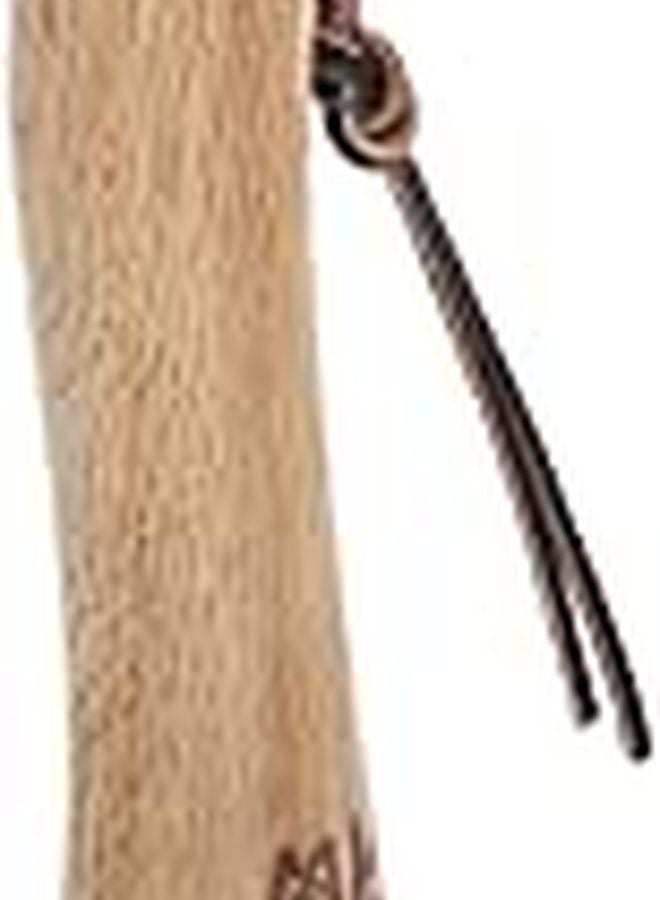 Replacement Wooden Axe Handle 26cm with Wedge Pin Ergonomic Grip for Camping Gardening Tools - Image 1