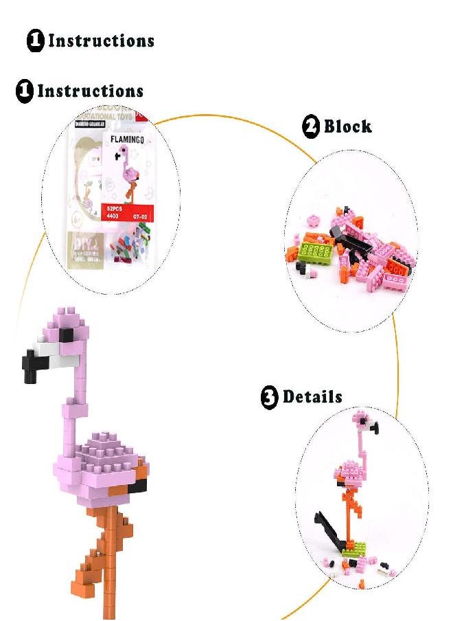 Jellydog Toy Jellydog Toy Mini Building Blocks Animals,Party Favors for Kids,12 in 1 Stem Toys Building Sets, Assorted Mini Animals Building Blocks Sets for Goodie Bags, Prize,Cake Topper  - Image 2