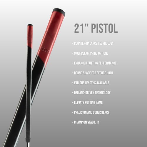 Winn 21-inch Putter Grip (Red/Black) - Image 5