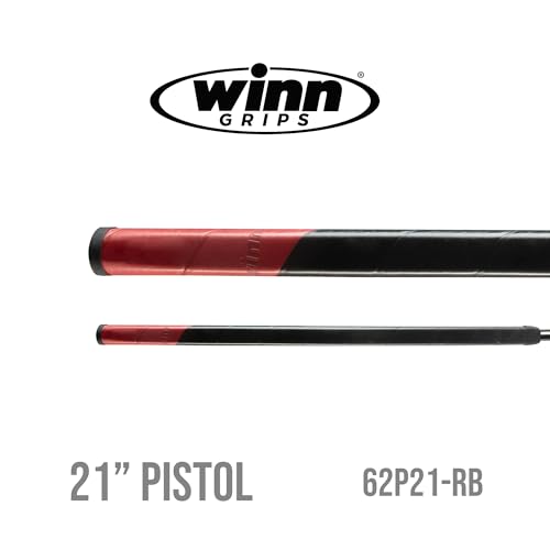 Winn 21-inch Putter Grip (Red/Black) - Image 2