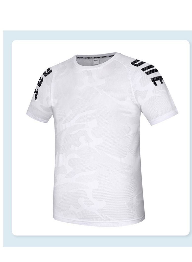 UTDOORWEAR Summer Men's Sports Quick Dry Short Sleeve T-Shirt - Image 1